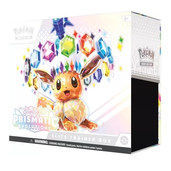 Pokémon TCG: SV Prismatic Evolutions Elite Trainer Box ETB (SEALED) On Hand! - Picture 1 of 2